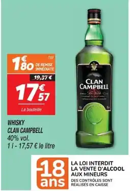 Netto CLAN CAMPBELL WHISKY offre