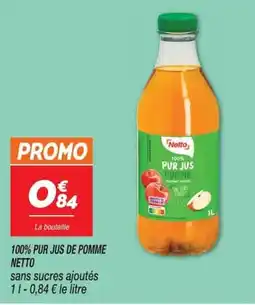 Netto Netto 100% Pur Jus de Pomme offre