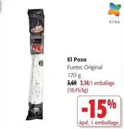 Colruyt El Pozo Fuetec Original offre