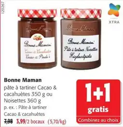 Colruyt Bonne Maman pâte à tartiner offre