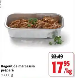Colruyt Ragoût de marcassin préparé offre