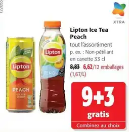 Colruyt Lipton Ice Tea Peach offre