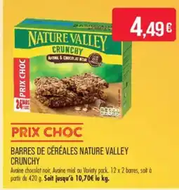 Match NATURE VALLEY BARRES DE CÉRÉALES offre