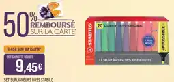 Match STABILO SET SURLIGNEURS BOSS offre