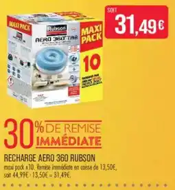 Match Rubson reacharge aero 360 tab offre