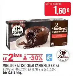 Match Carrefour Extra Moelleux au chocolat offre