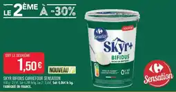 Match Carrefour Sensation Skyr Bifidus offre