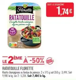 Match Florette Ratatouille offre