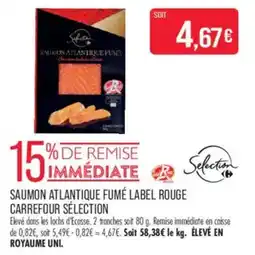 Match Sélecta Saumon Atlantique Fumé offre