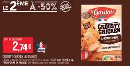 Match Le Gaulois Crousty Chicken offre