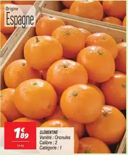 Netto CLÉMENTINE offre