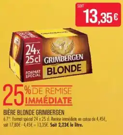 Match GRIMBERGEN BLONDE offre