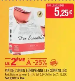 Match Les Sonnailles offre