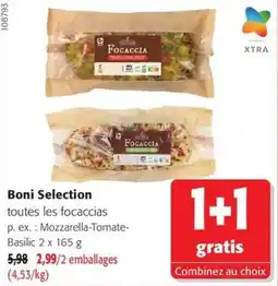 Colruyt Boni Selection Focaccia offre