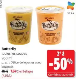 Colruyt Butterfly toutes les soupes offre