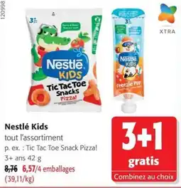 Colruyt Nestlé Kids Tic Tac Toe Snacks Pizza! offre