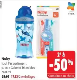 Colruyt Nuby Gobelet Tritan bleu offre