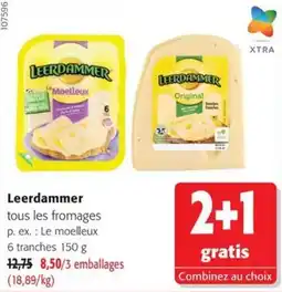 Colruyt Leerdammer tous les fromages offre