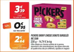 Netto McCain PICKERS SMOKY CHEESE DONUTS offre