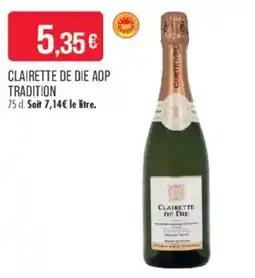 Match Clairette de Die offre