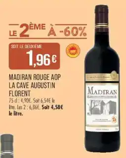 Match LA CAVE AUGUSTIN MADIRAN ROUGE AOP offre