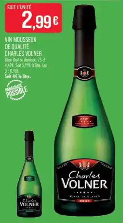 Match Charles Volner Vin mousseux offre