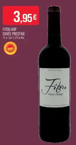 Match Fitou Cuvée Prestige offre
