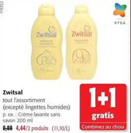 Colruyt Zwitsal Crème lavante sans savon offre