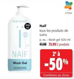 Colruyt Naïf Wash Gel offre