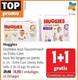 Colruyt Huggies DryNites Extra Care offre