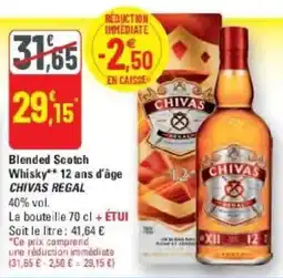 G20 CHIVAS Blended Scotch Whisky offre