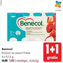 Colruyt Benecol boisson au yaourt Fraise offre