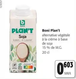 Colruyt Boni Plan't Soja offre
