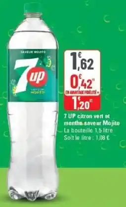 G20 7 UP citron vert et menthe saveur Mojito offre