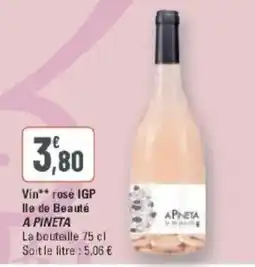 G20 A PINETA Vin rosé IGP offre