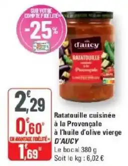 G20 D'aucy Ratatouille offre