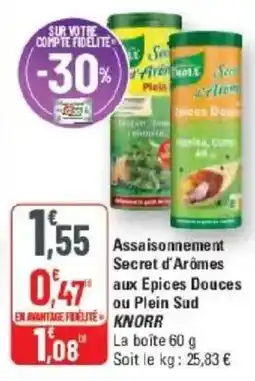 G20 KNORR Assaisonnement Secret d'Arômes offre