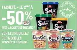 G20 Soba Sur les nouilles cup noodles signalées en magasin offre