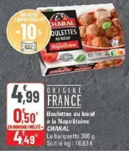 G20 CHARAL Boulettes au bœuf offre