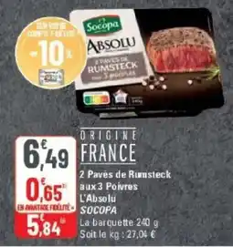 G20 Socopa L'Absolu offre