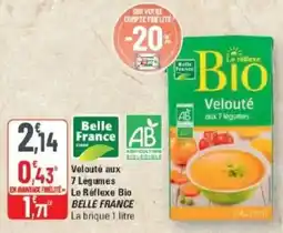 G20 Le Réflexe Bio Velouté aux 7 Légumes offre