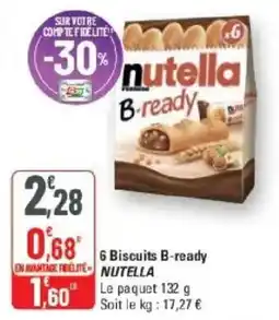 G20 Nutella B-ready offre