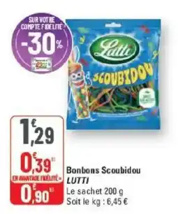 G20 LUTTI Bonbons Scoubidou offre