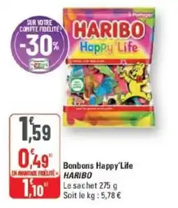 G20 HARIBO Bonbons Happy'Life offre
