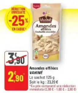 G20 VAHINÉ Amandes effilées offre