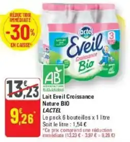 G20 Lactel Eveil Croissance offre