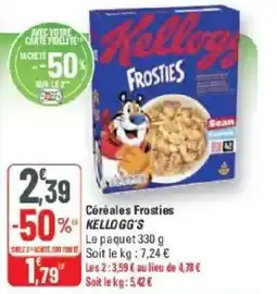 G20 Kellogg's Frosties offre