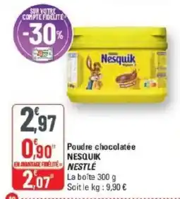 G20 Nesquik Poudre chocolatée offre