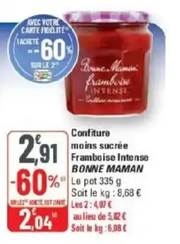 G20 Bonne Maman Confiture offre