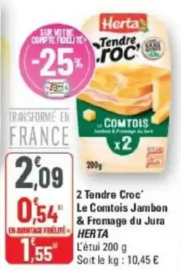 G20 Herta Tendre Croc offre